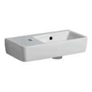 Geberit Handwaschbecken Renova Compact 50x25cm, m Hahnl. li, mit Überlauf, weiß