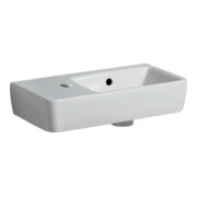 Geberit Handwaschbecken Renova Compact 50x25cm, m Hahnl. li, mit Überlauf, weiß