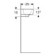 Geberit Handwaschbecken Renova Compact 50x25cm, m Hahnl. li, mit Überlauf, weiß-5