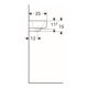 Geberit Handwaschbecken Renova Compact 50x25cm, m Hahnl. re, mit Überlauf, weiß-5
