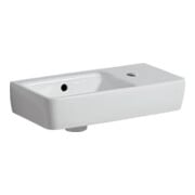 Geberit Handwaschbecken Renova Compact 50x25cm, m Hahnl. re, mit Überlauf, weiß