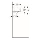 Geberit Handwaschbecken Renova Compact 50x25cm, m Hahnl. re, mit Überlauf, weiß-4