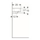 Geberit Handwaschbecken Renova Compact 50x25cm, m Hahnl. re, mit Überlauf, weiß-5