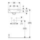 Geberit Handwaschbecken Renova Plan 36x25cm, m Hahnl., m ÜL, ku, we/KeraTe-2