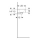 Geberit Handwaschbecken Renova Plan 36x25cm, m Hahnl., m ÜL, ku, we/KeraTe