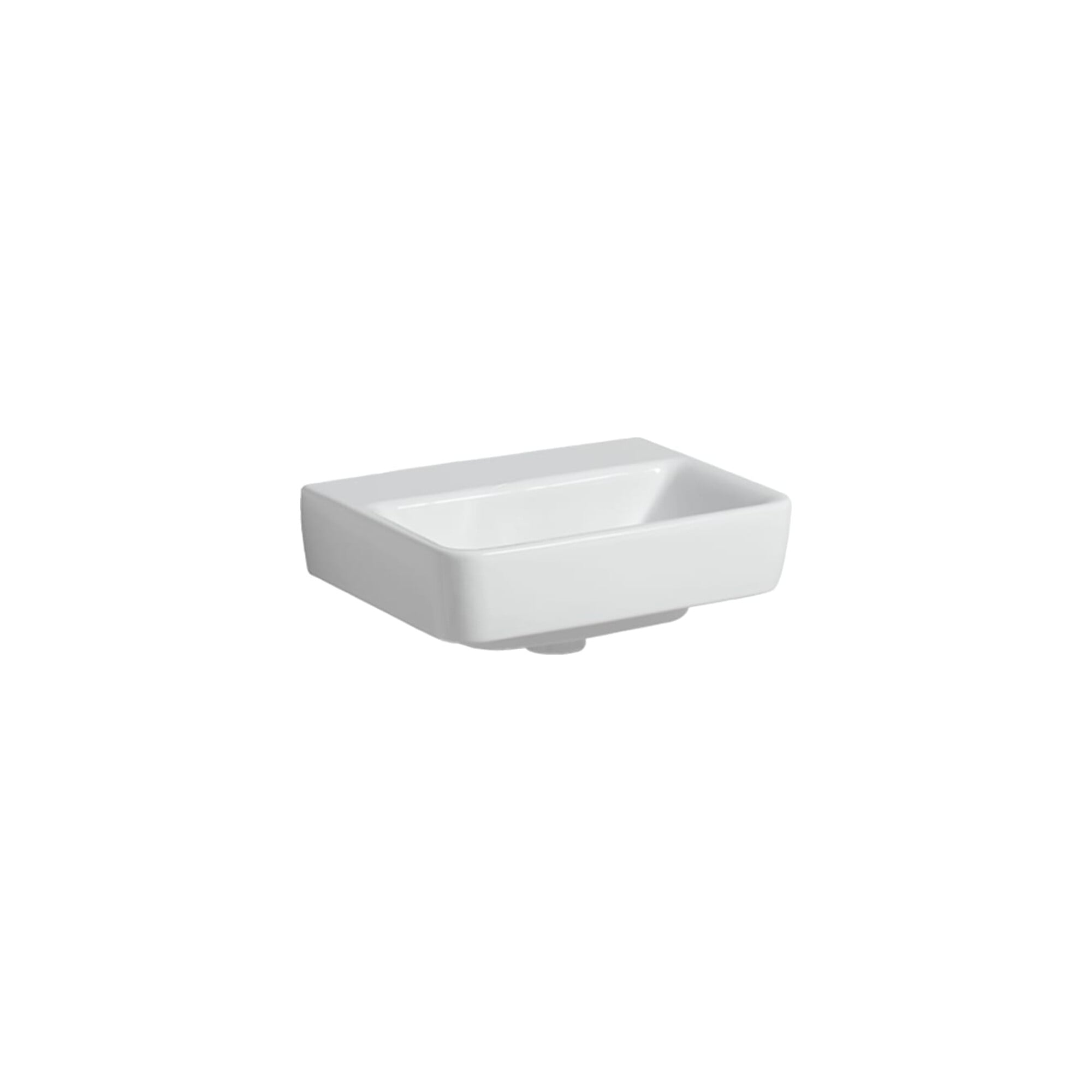 Geberit Handwaschbecken Renova Plan 45x34cm, o. Hahnl., o. ÜL, weiß KeraTect