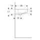 Geberit Handwaschbecken Renova Plan 50x38cm, HL mi, m asymetrischem Ü, w K-T-2