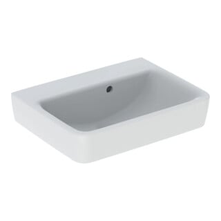 Geberit Handwaschbecken Renova Plan 50x38cm, o HL, m asymetrischem ÜL, we.