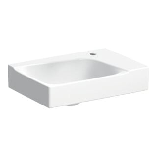 Geberit Handwaschbecken Xeno2 40x28cm, m Hahnl. re, o. ÜL, we. K-Tect