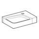 Geberit Handwaschbecken Xeno2 40x28cm, m Hahnl. re, o. ÜL, we. K-Tect