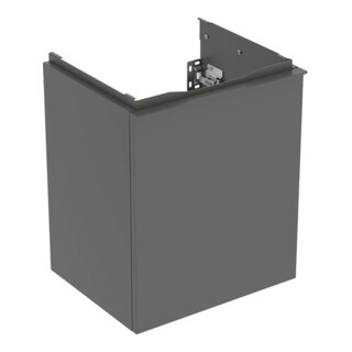 Geberit Handwaschbeckenunterschrank Acanto 1 Lade, Br. 45cm, lava matt / lava matt