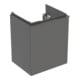 Geberit Handwaschbeckenunterschrank Acanto 1 Lade, Br. 45cm, lava matt / lava matt-1