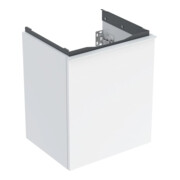 Geberit Handwaschbeckenunterschrank Acanto 1 Lade, Br. 45cm, we. hgl / weiß matt