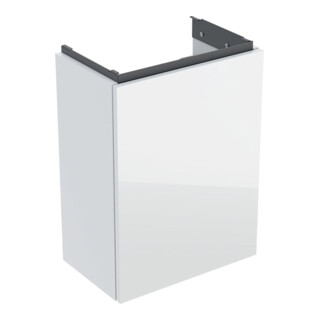 Geberit Handwaschbeckenunterschrank Acanto 1 T, Br. 40cm, we. hgl / we. gl / we. ma