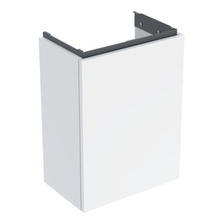 Geberit Handwaschbeckenunterschrank Acanto 1 Tür, Br. 40cm, we. hgl / weiß matt