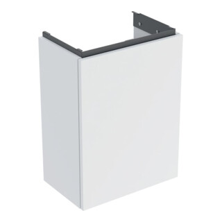 Geberit Handwaschbeckenunterschrank Acanto 1 Tür, Br. 40cm, weiß matt / weiß matt