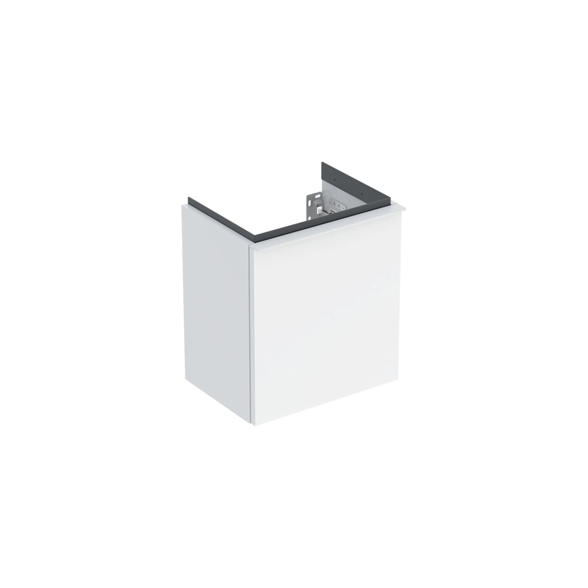 Geberit Handwaschbeckenunterschrank iCon 37x41,5x27,9cm, 1 T, An R, w/l hochgl.