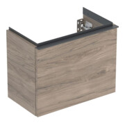 Geberit Handwaschbeckenunterschrank iCon 52x41,5x30,7cm, 1 La., nuss/Griff la. ma