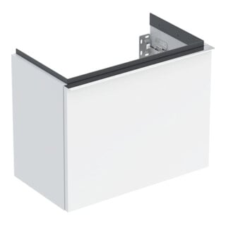 Geberit Handwaschbeckenunterschrank iCon 52x41,5x30,7cm, 1 La., w/l hgl/Gr. vc