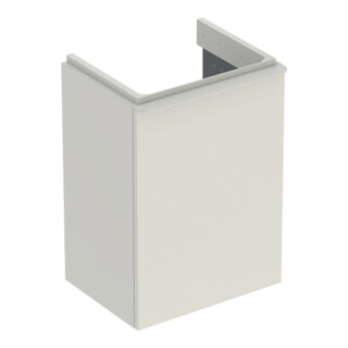 Geberit Handwaschbeckenunterschrank Smyle Square 44,2x61,7x35,6cm, 1 T. li, sandgr. hgl