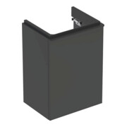 Geberit Handwaschbeckenunterschrank Smyle Square 44,2x61,7x35,6cm, 1 T. rechts, lava matt
