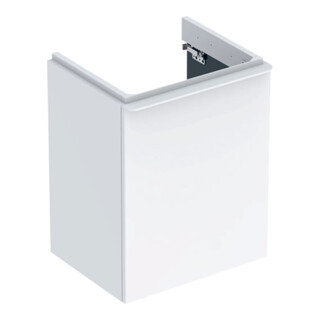 Geberit Handwaschbeckenunterschrank Smyle Square 49,2x61,7x40,6cm, T. li, weiß hochglanz