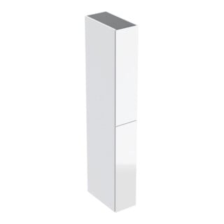 Geberit Hochschrank 2 Ausz., Br. 24cm, we. hgl / we. gl