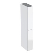 Geberit Hochschrank 2 Ausz., Br. 24cm, we. hgl / we. gl