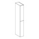 Geberit Hochschrank 2 Ausz., Br. 24cm, we. hgl / we. gl
