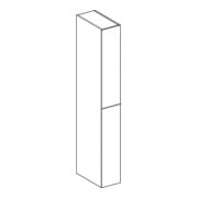 Geberit Hochschrank 2 Ausz., Br. 24cm, we. hgl / we. gl-2