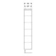 Geberit Hochschrank 36x180x29,1cm, 1 T, sa gr./lack. hochgl.