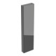 Geberit Hochschrank Acanto 1 T + Innenspiegel, B 45cm, la m / la gl-1