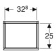 Geberit Hochschrank One 36x180x29,1cm, 1 T., greige/lackiert ma