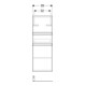 Geberit Hochschrank Renova Plan 39x105x36cm, 2 T, 1 Lade, la., lack. ma-2