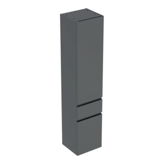 Geberit Hochschrank Renova Plan 39x180x36cm, 2 T, 1 Lade, la., lack. ma