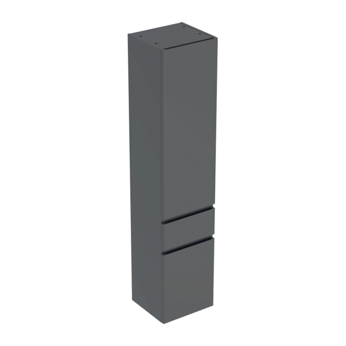 Geberit Hochschrank Renova Plan 39x180x36cm, 2 T, 1 Lade, la., lack. ma