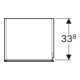 Geberit Hochschrank Xeno2 40x170x35,1cm, m 1 T., strukt./sch.-gr