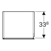 Geberit Hochschrank Xeno2 40x170x35,1cm, m 1 T., strukt./sch.-gr-5