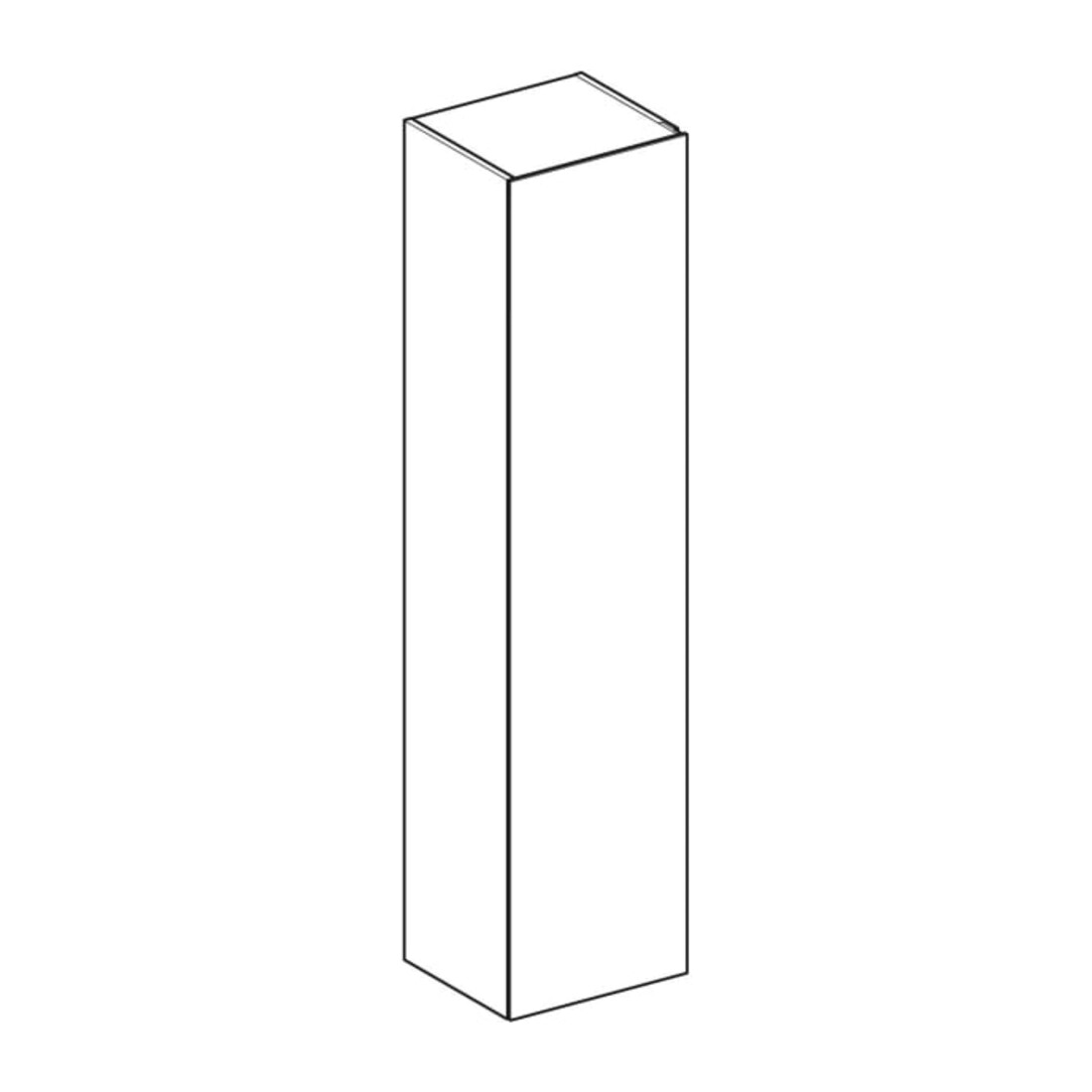 Geberit Hochschrank Xeno2 40x170x35,1cm, mit 1 Tür, matt/greige