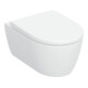 Geberit iCon Ensemble WC suspendu, cuvette à chasse profonde 35,5x53 cm, céramique blanche, avec abattant, K-Tect-1