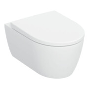 Geberit iCon Ensemble WC suspendu, cuvette à chasse profonde 35,5x53cm, céramique blanche, avec siège, blanc mat