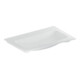Geberit iCon Meuble-lavabo 75x48cm sans trou de robinet, sans trop-plein, blanc-1