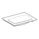 Geberit iCon Meuble vasque 60x48 cm sans trou de robinet, sans trop-plein, blanc-2