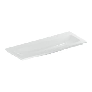 Geberit iCon Möbelwaschtisch 120x48cm ohne Hahnlöcher, o. Ül., weiß, KeraTect