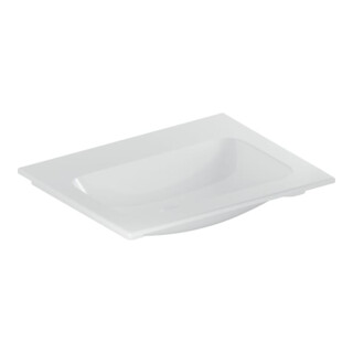 Geberit iCon Möbelwaschtisch 60x48cm ohne Hahnloch, ohne Ül., weiß, KeraTect