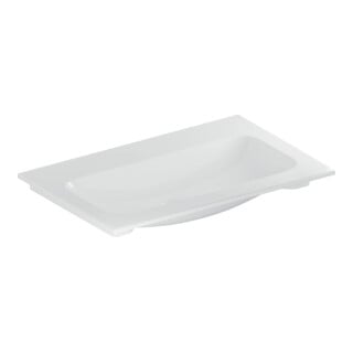 Geberit iCon Möbelwaschtisch 75x48cm ohne Hahnloch, ohne Überlauf, weiß