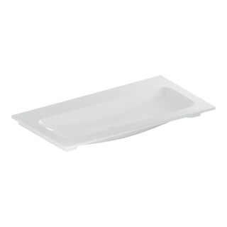 Geberit iCon Möbelwaschtisch 90x48cm ohne Hahnloch, ohne Ül., weiß, KeraTect