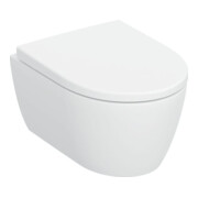 Geberit iCon Set Wand-WC, Tiefspüler 35,5x49cm, verk. Ausl., m Sitz, we. matt