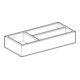 Geberit Insert de tiroir Smyle Square 32,3x5,9x15 cm, pièce en T, laqué structuré
