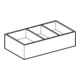 Geberit Insert de tiroir Xeno2 37,3x6,2x20,8cm, partie H, bois mélaminé/gris